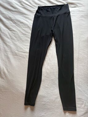 Sunzel- Large Black High-Waisted Leggings- 28”